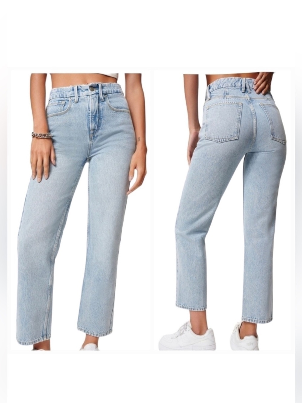 Good American Good Heritage Straight Leg Jeans size 6/28